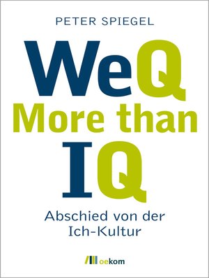 cover image of WeQ – More than IQ
